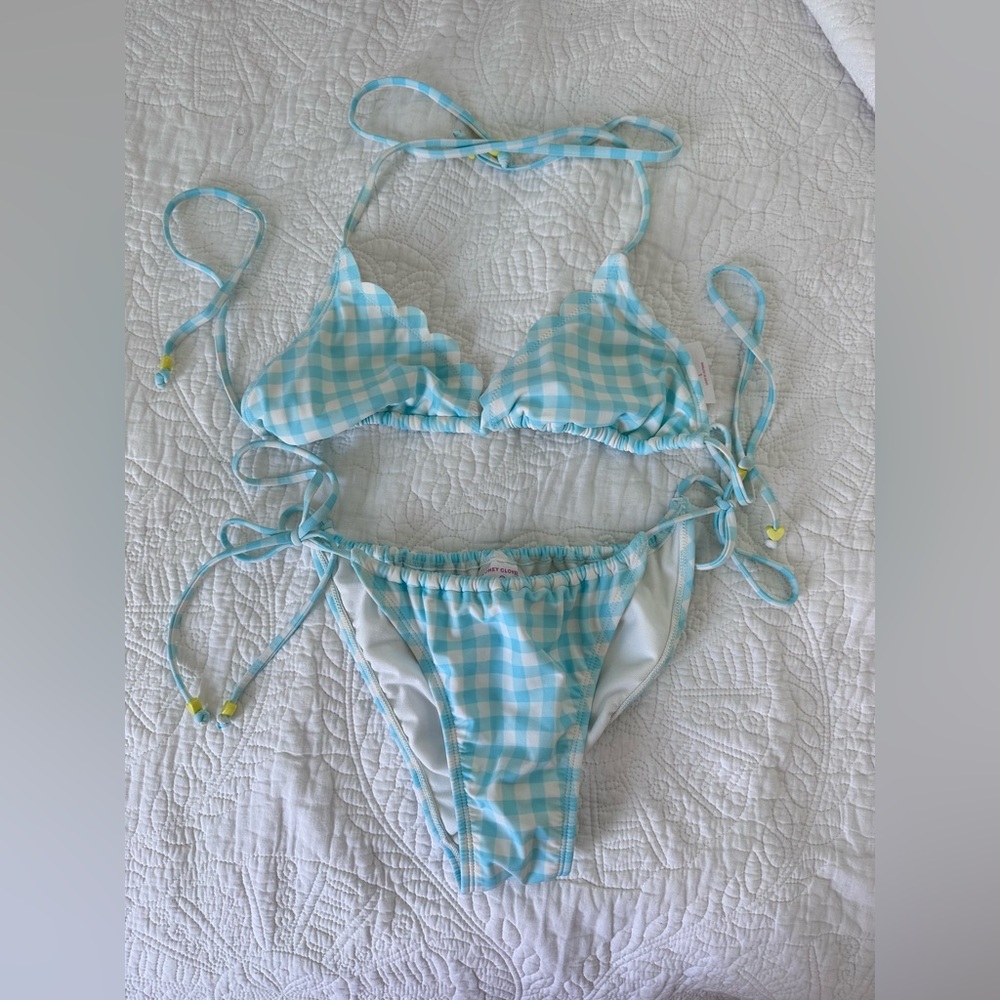 Stoney Clover Lane X Target checkered bikini Size Small
